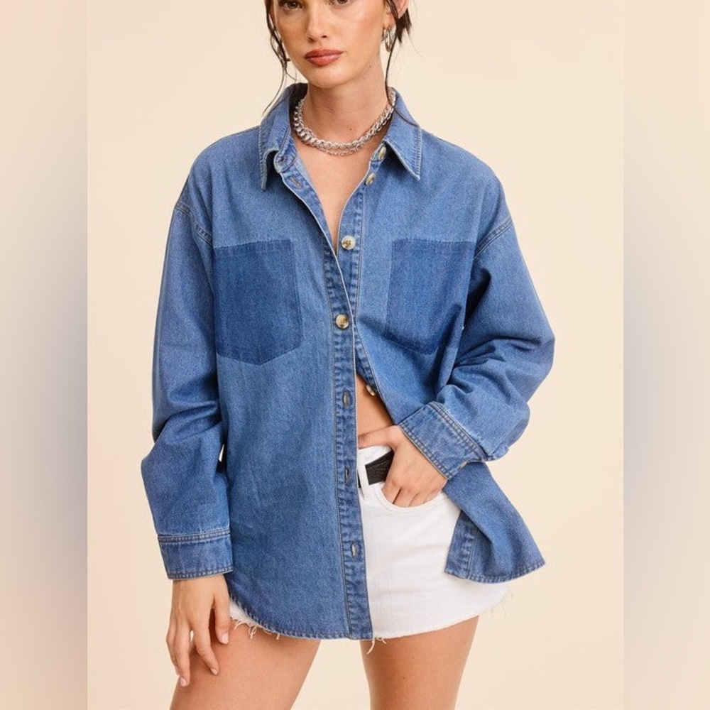 Denim shirt